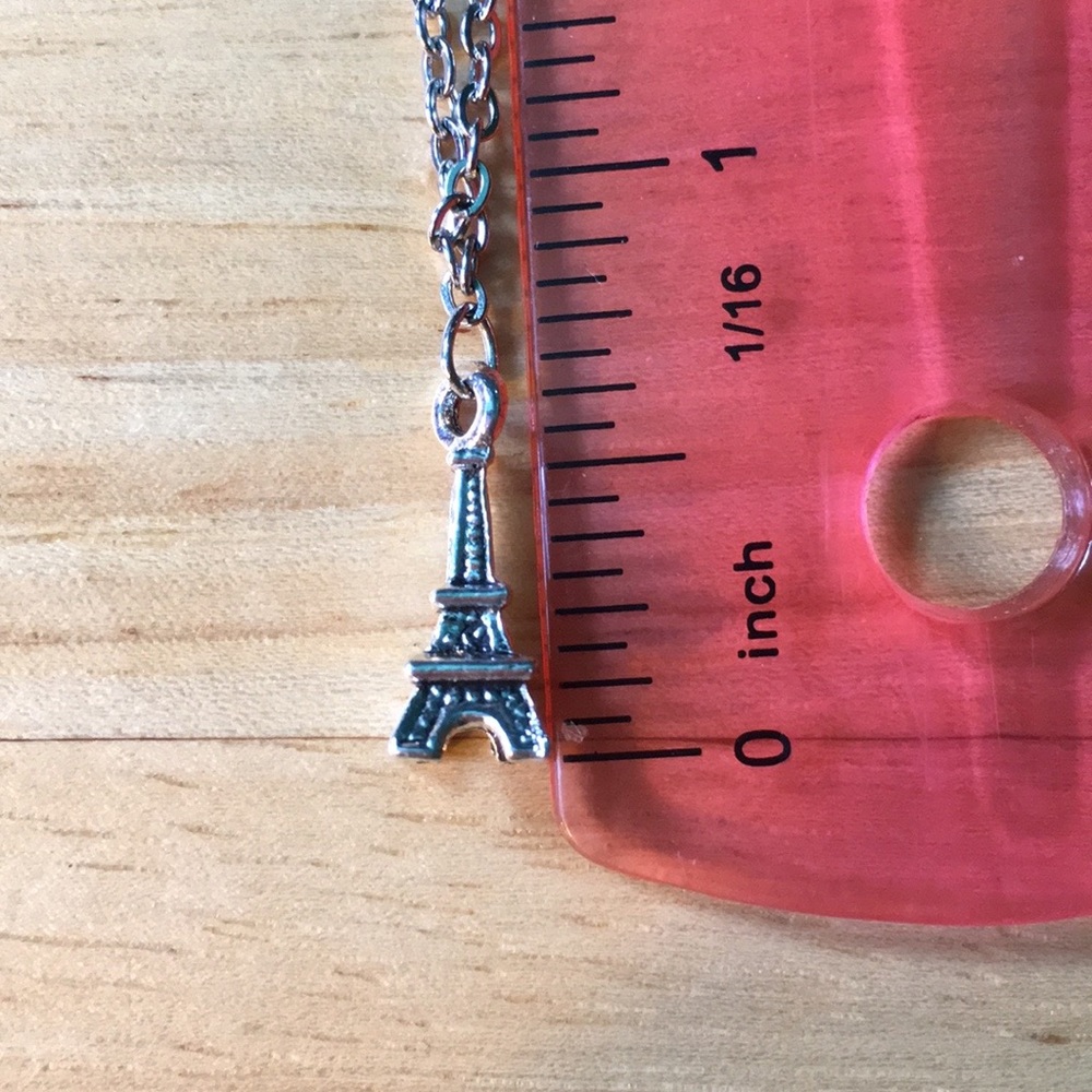 Handmade Eiffel Tower Necklace - Picture 3 of 3